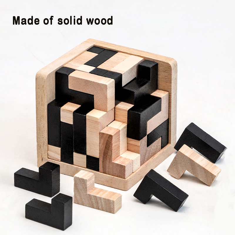 Brain Teaser Cube - 3D Cube Puzzle Luban Interlocking CreativeEducational