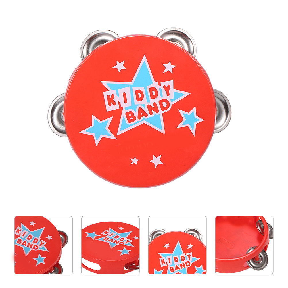 Kids Education Bell - 1Pcs Kids Tambourine Handheld Bell Drum