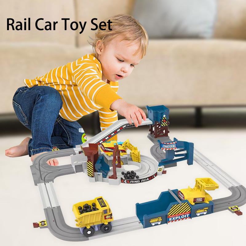 Kids Education App - Adventure Powered Mine Cart Track Racing
