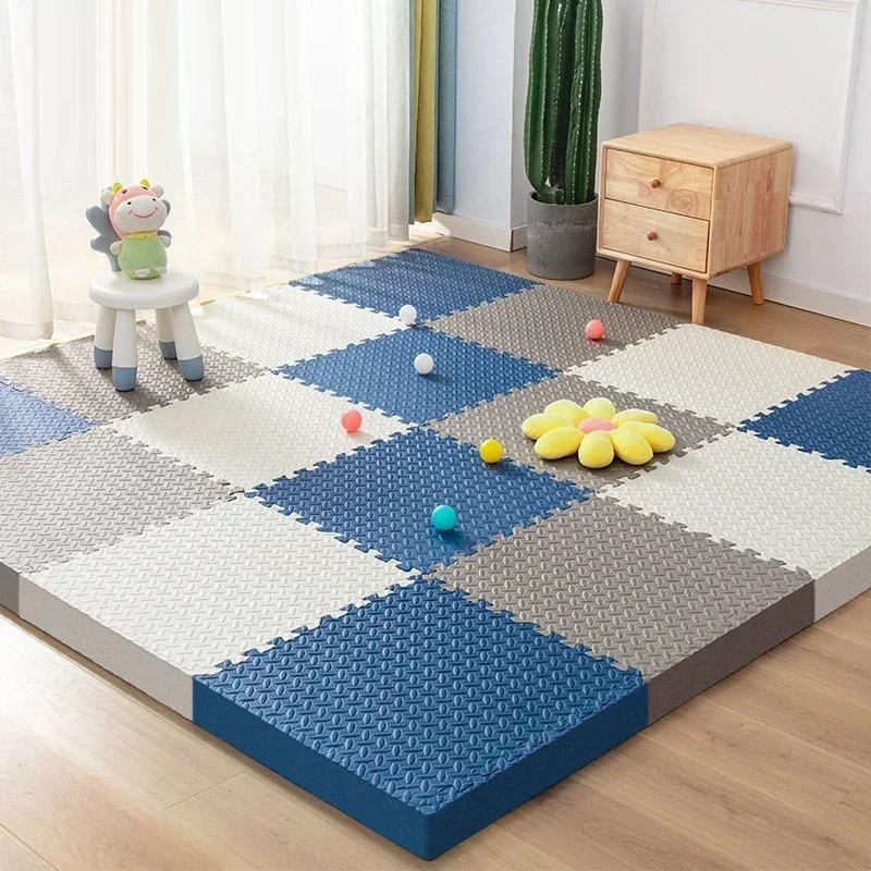 Kids Education Rug - 4-16PCS Interlocking Baby Play Mat Thick