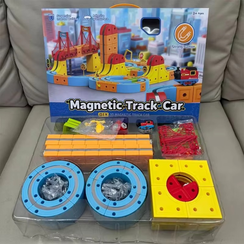 Kids Education App - 3D Magnetic Track Car Boy High-Speed