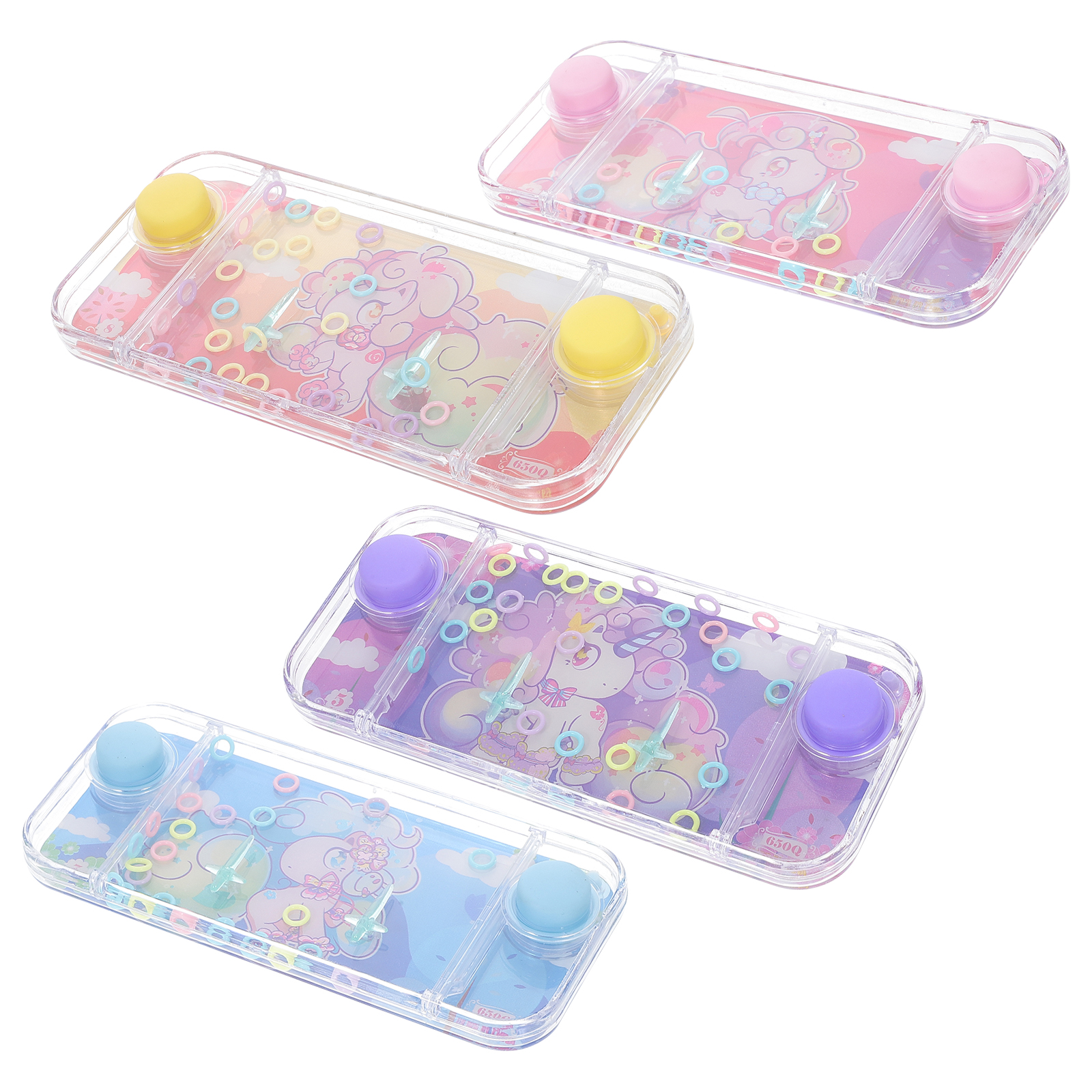 Kids Educational Songs - 4pcs Water Ring Toy Handheld Travel