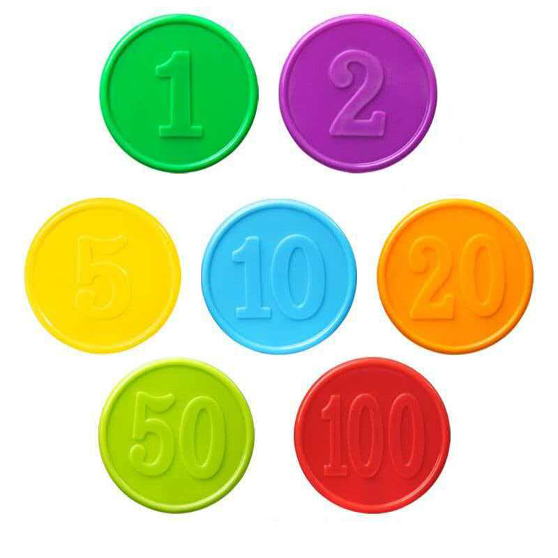 40PCS Poker Chips With Numbers - Kids Education Number reseña y precio