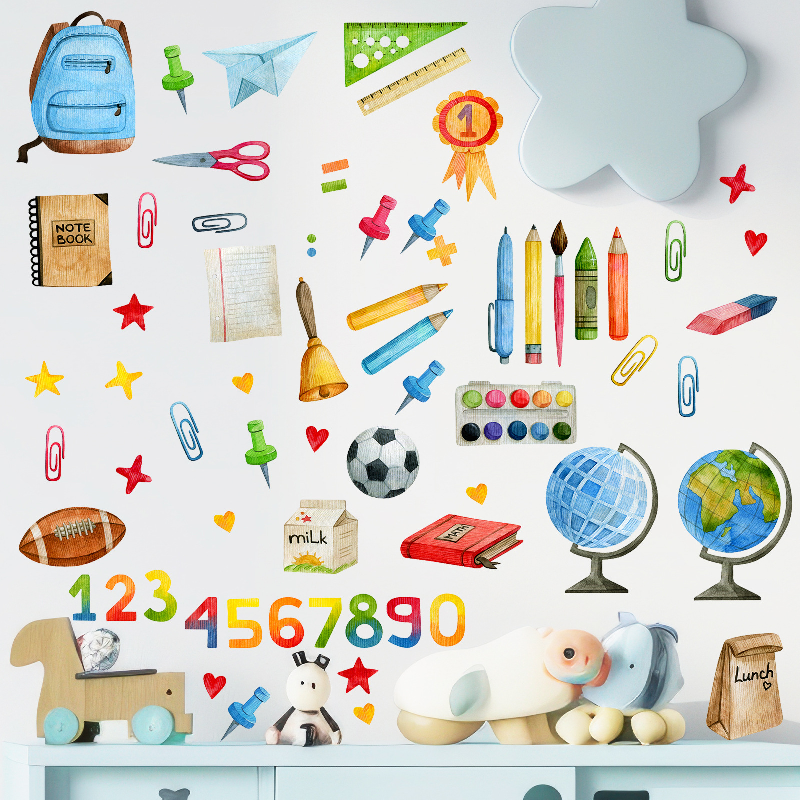 Educational Wall Stickers Lear - Kids Education Room reseña y precio