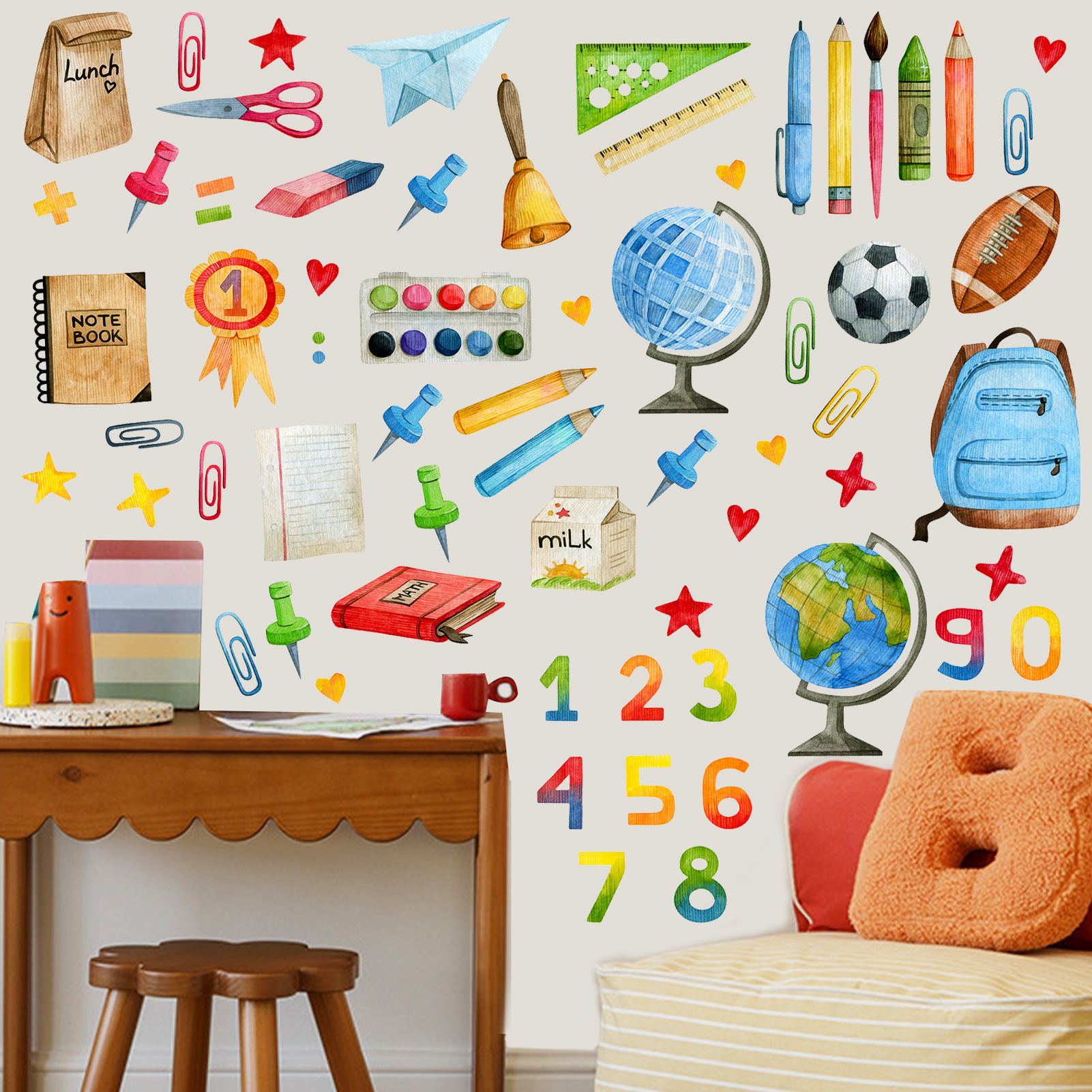 Educational Wall Stickers Lear - Kids Education Room reseña y precio
