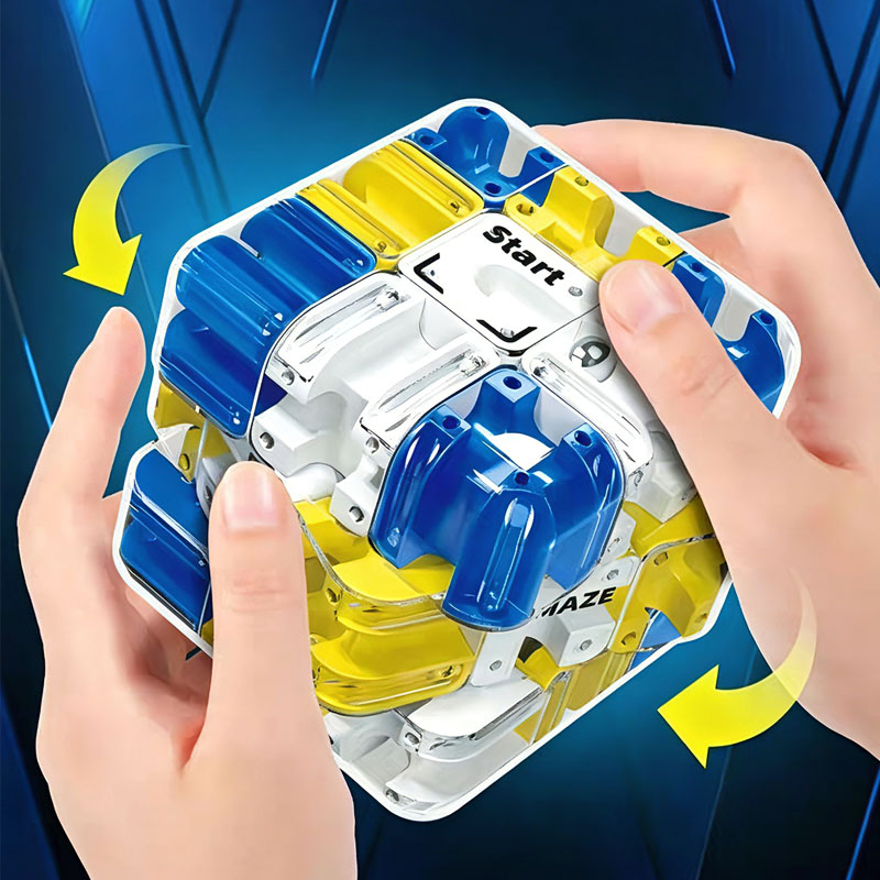 Novelty 3D Rolling Ball Maze C - Brain Teaser Cube reseña y precio