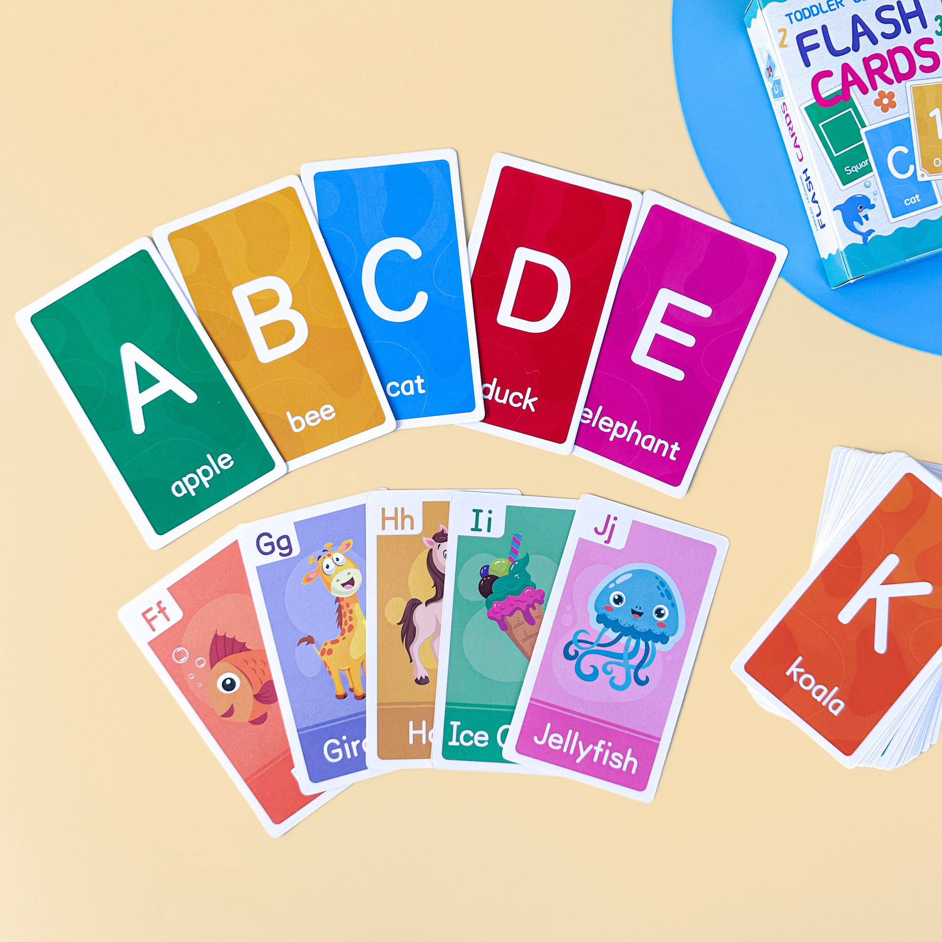 58 Pcs ABC Alphabet Flashcards - Kids Education Card reseña y precio