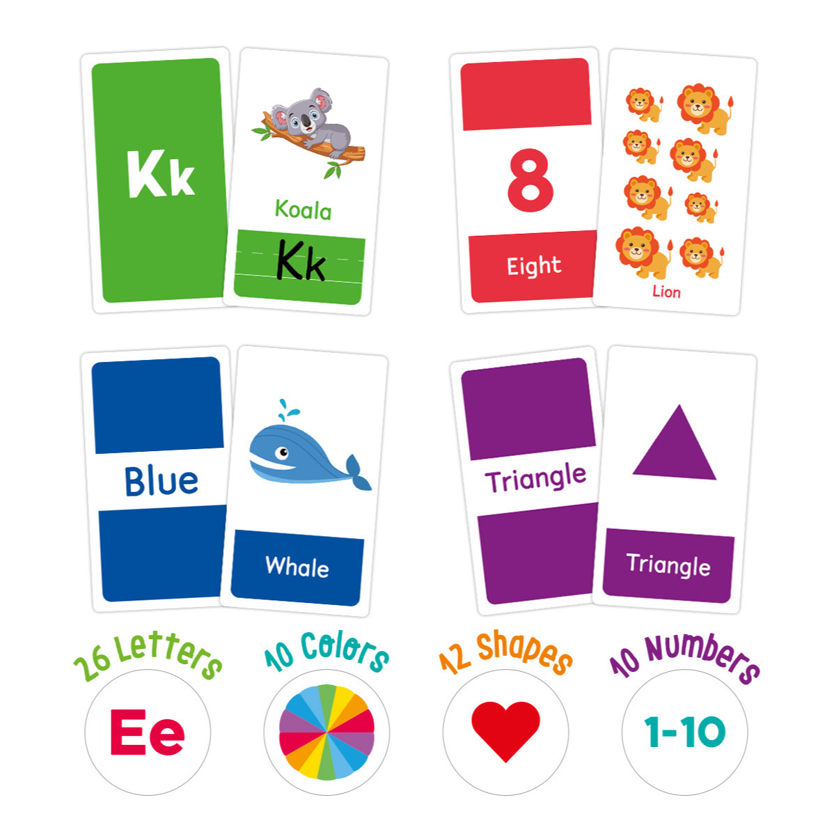 58 Pcs ABC Alphabet Flashcards - Kids Education Card reseña y precio