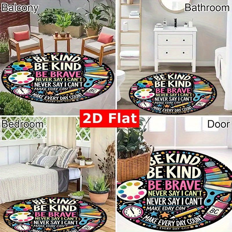 Be Kind Be Brave Motivational  - School Kids Education Quotes reseña y precio