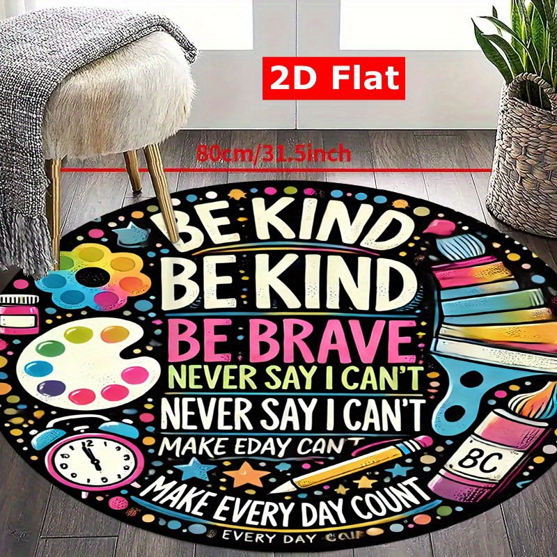 Be Kind Be Brave Motivational  - School Kids Education Quotes reseña y precio