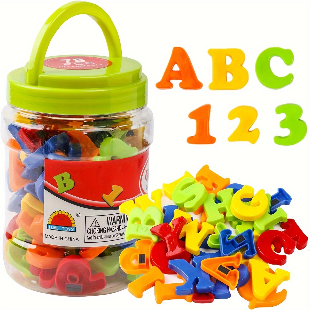 78 PCS Magnetic Letters Number - Kids Education Number reseña y precio