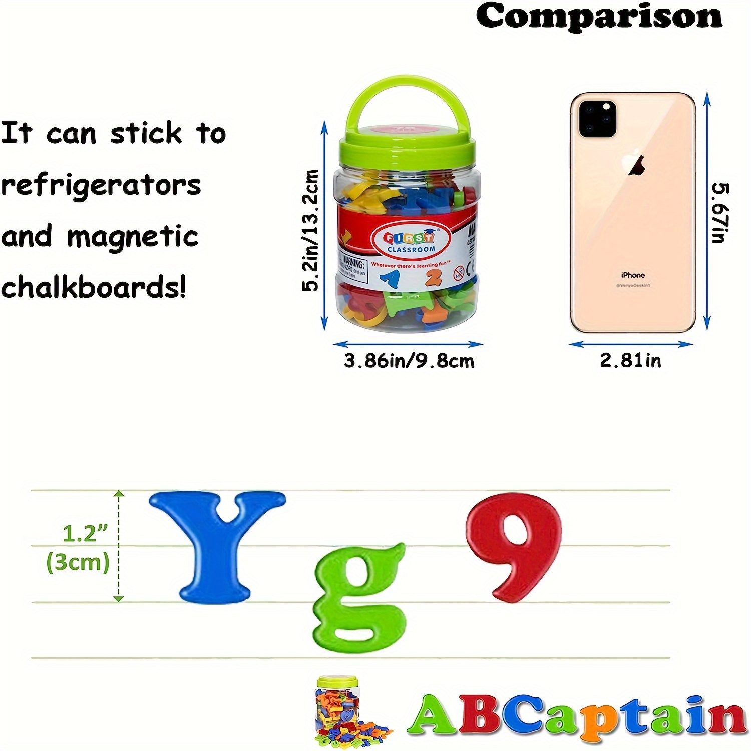 78 PCS Magnetic Letters Number - Kids Education Number reseña y precio
