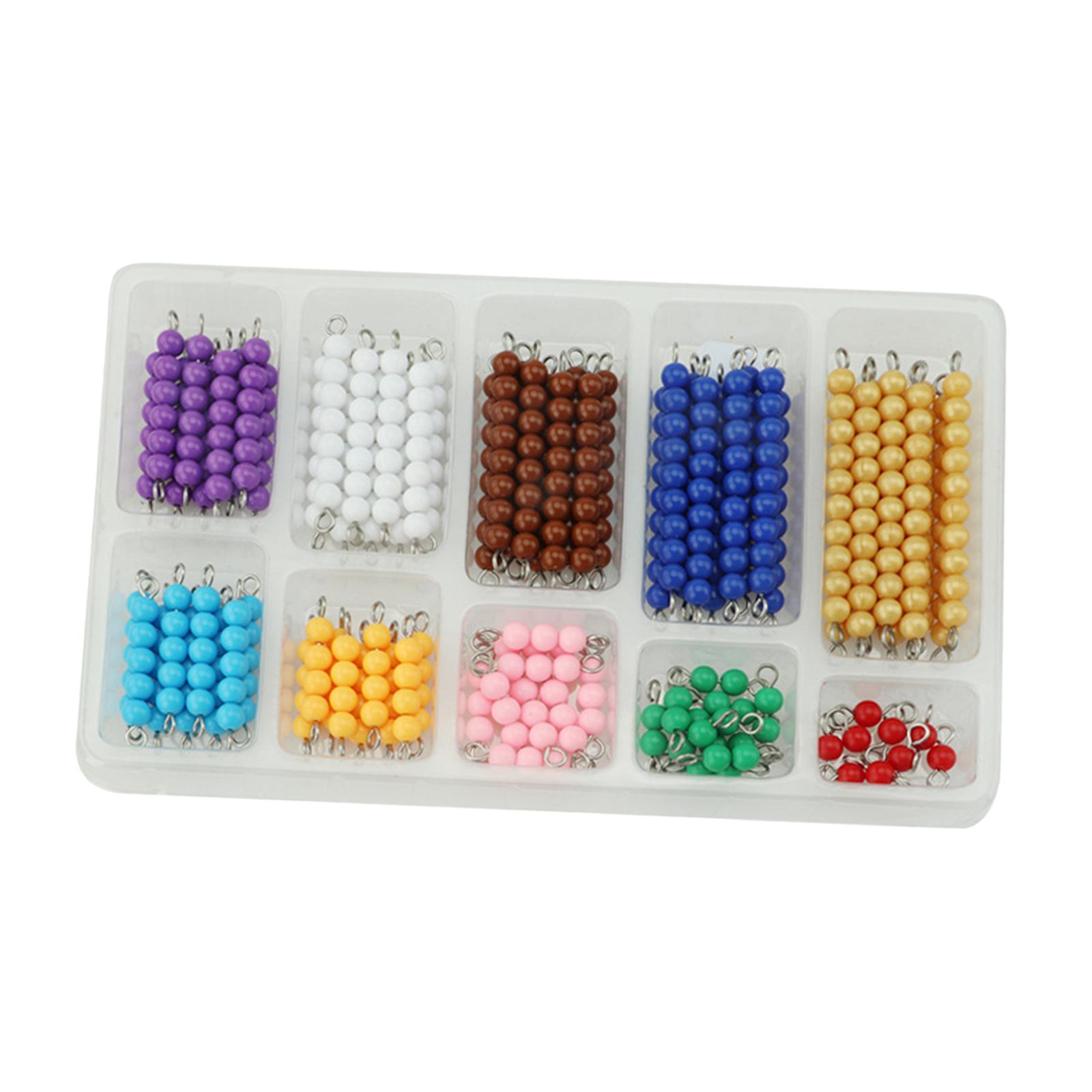 Montessori Bead Chains Numbers - Kids Education Number reseña y precio