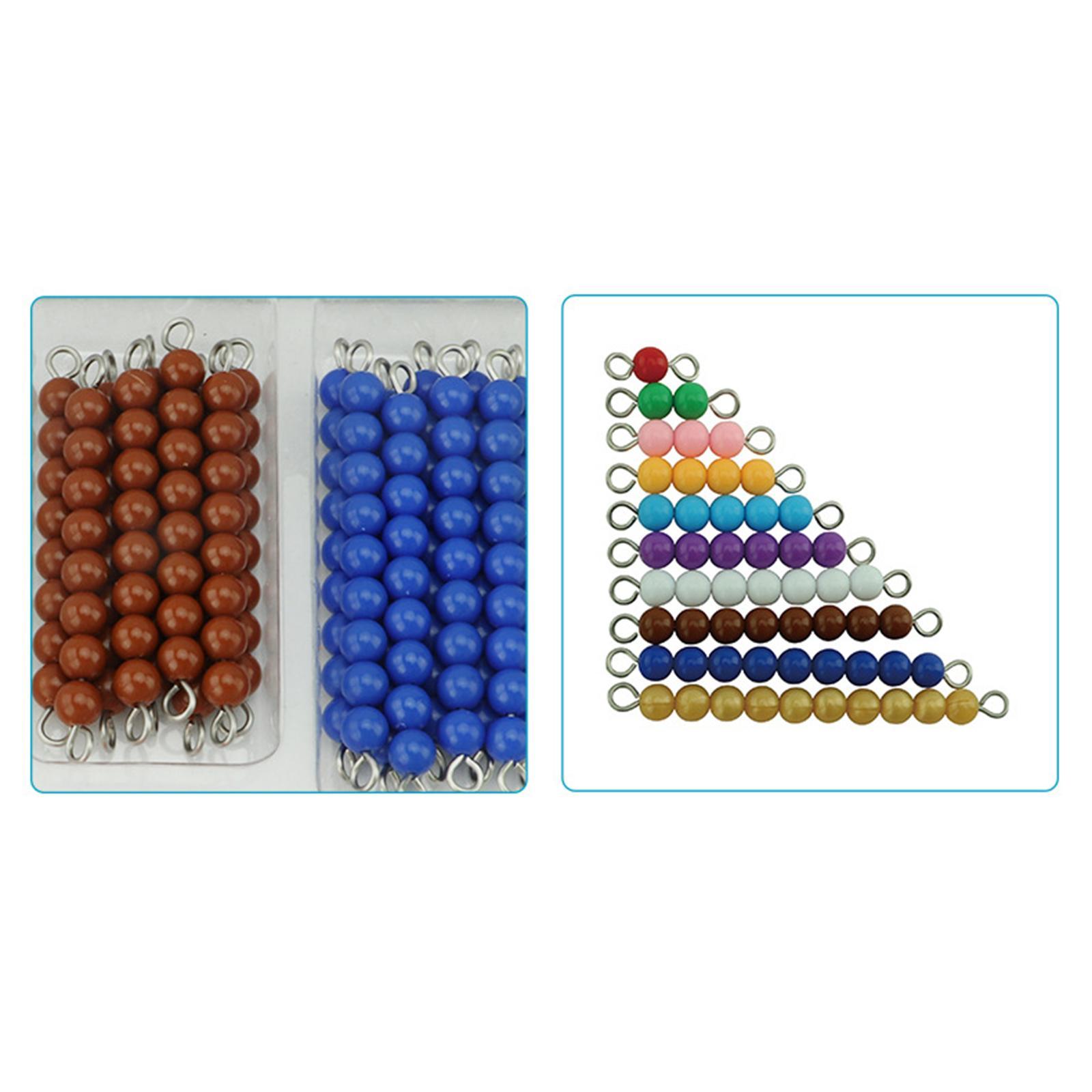 Montessori Bead Chains Numbers - Kids Education Number reseña y precio