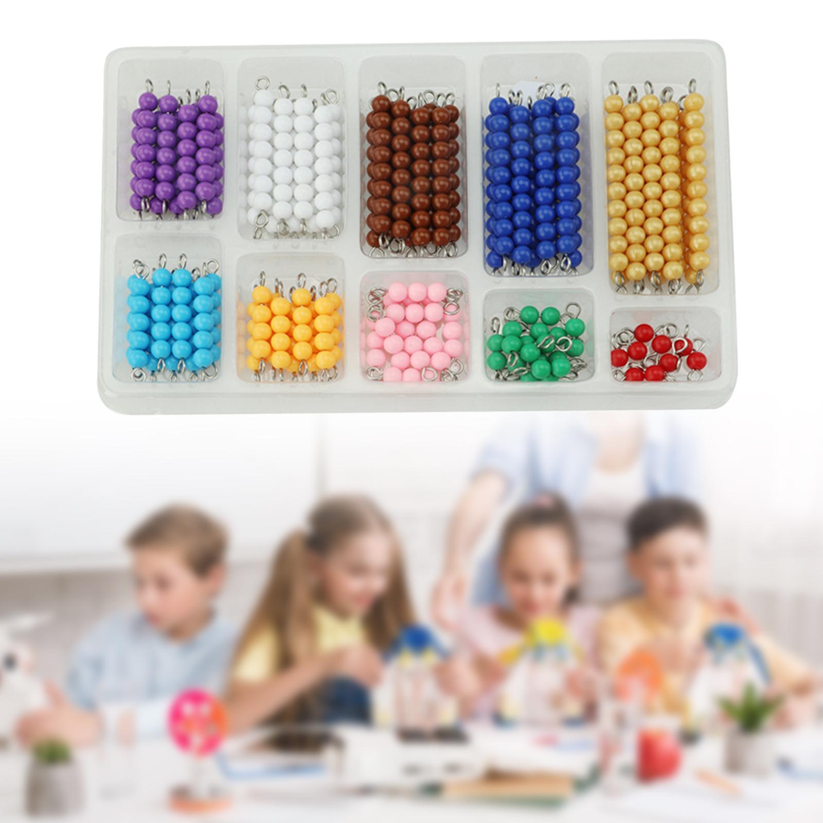 Montessori Bead Chains Numbers - Kids Education Number reseña y precio