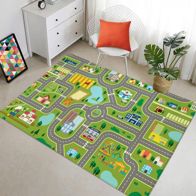 Kids Cartoon City Traffic Road - Kids Education Room reseña y precio