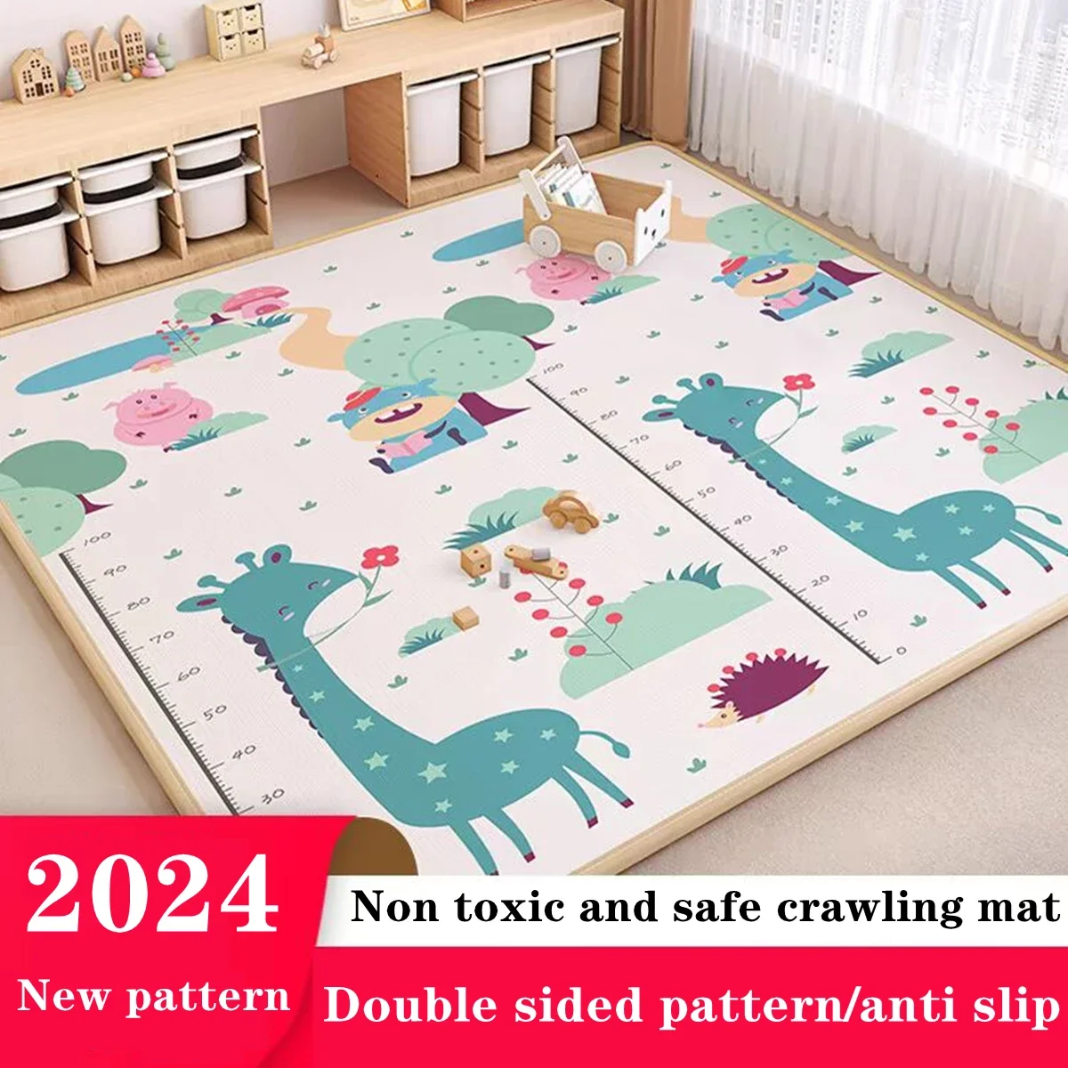 5 Sizes and 10 Styles Baby Cra - Kids Education Rug reseña y precio