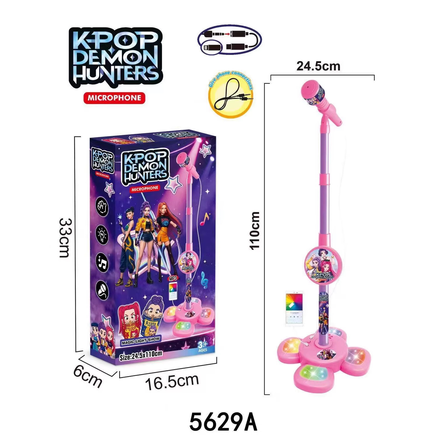 Kids Microphone with Stand Kar - Kids Educational Songs reseña y precio