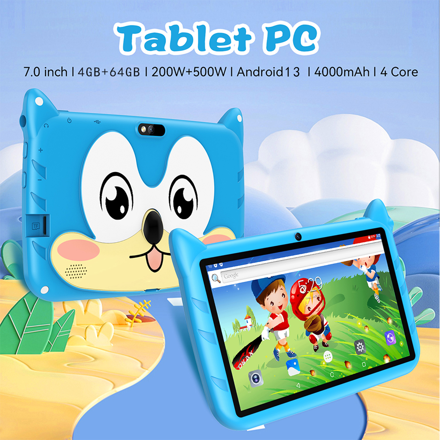 New 7 Inch 5G WiFi Kids Tablet - Kids Education Tablet reseña y precio