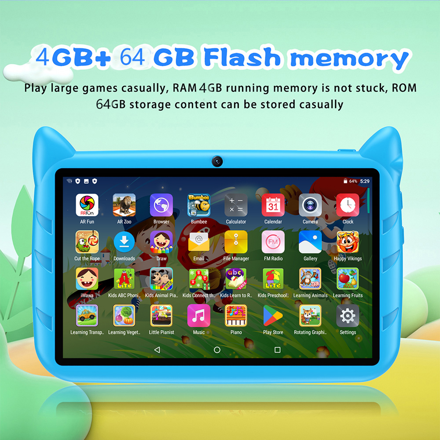 New 7 Inch 5G WiFi Kids Tablet - Kids Education Tablet reseña y precio