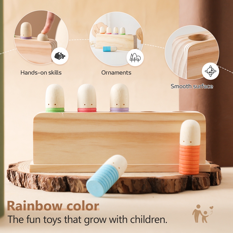 Montessori Toys Baby Wooden Bo - Kids Educational Songs reseña y precio