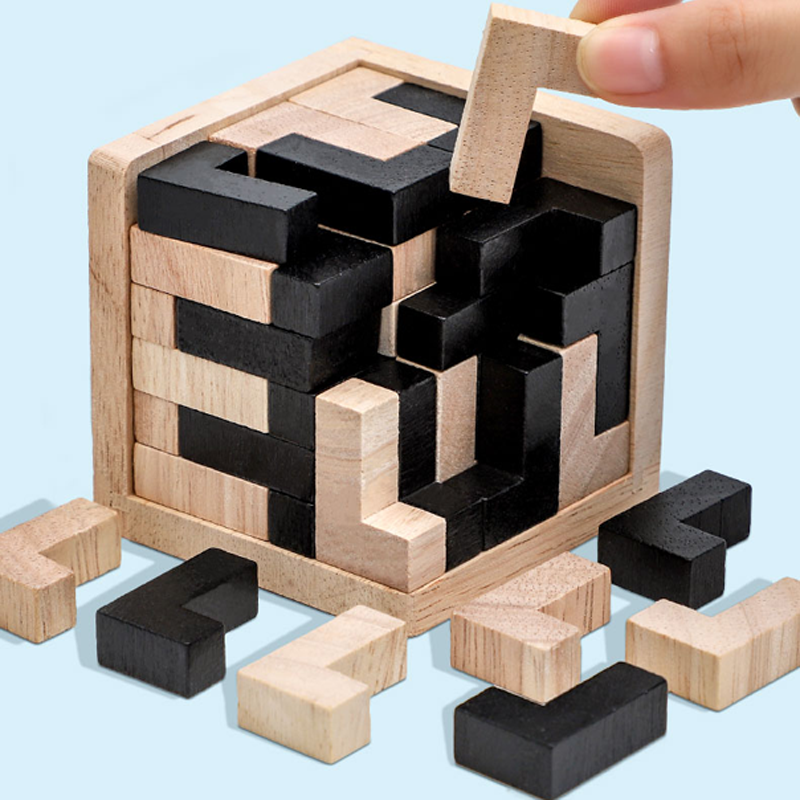 3D Cube Puzzle Luban Interlock - Brain Teaser Cube reseña y precio