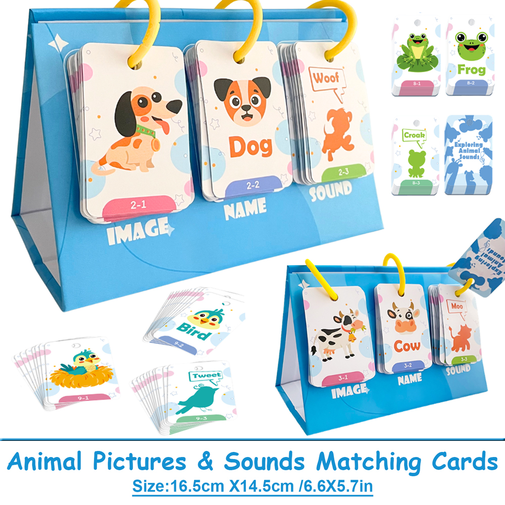 72Pcs Kids Learn Animal Sounds - Kids Education Card reseña y precio