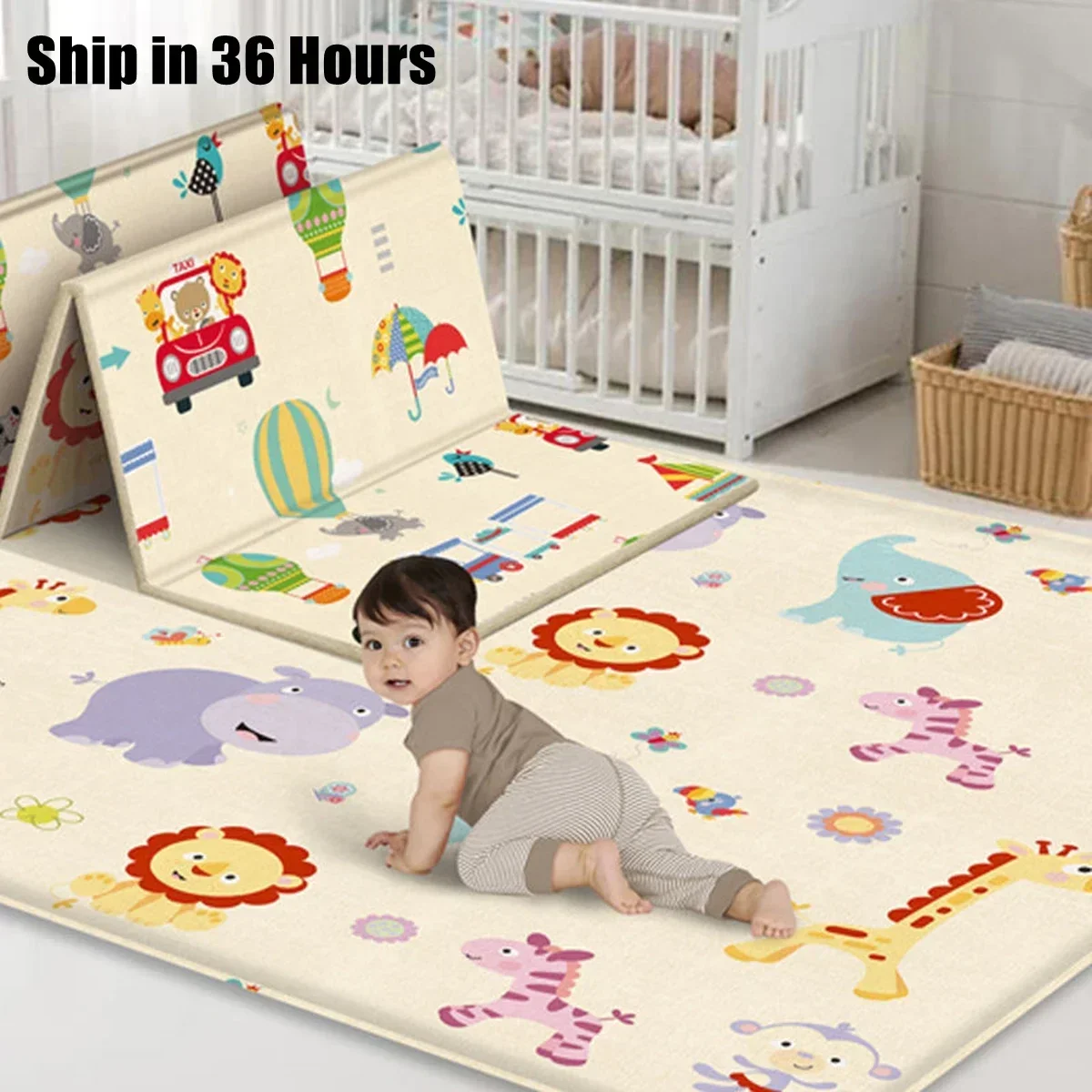 Educational Foldable Baby Play - Kids Education Rug reseña y precio