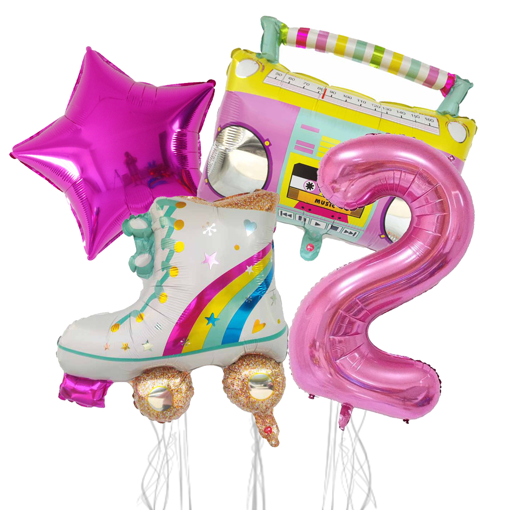 4pcs 32inch Number Balloon Rad - Kids Education Number reseña y precio