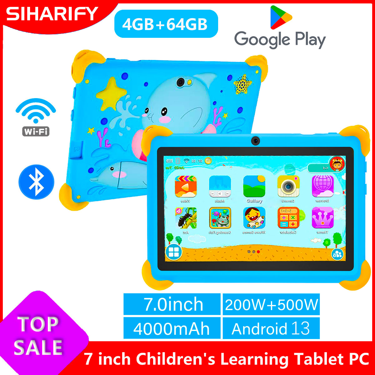 7 Inch 5G Kids' tablets Androi - Kids Education Tablet reseña y precio