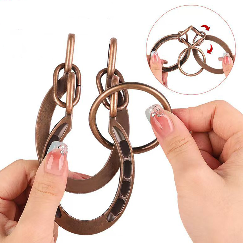 Classical Horseshoe Cast Metal - Brain Teaser Cube reseña y precio