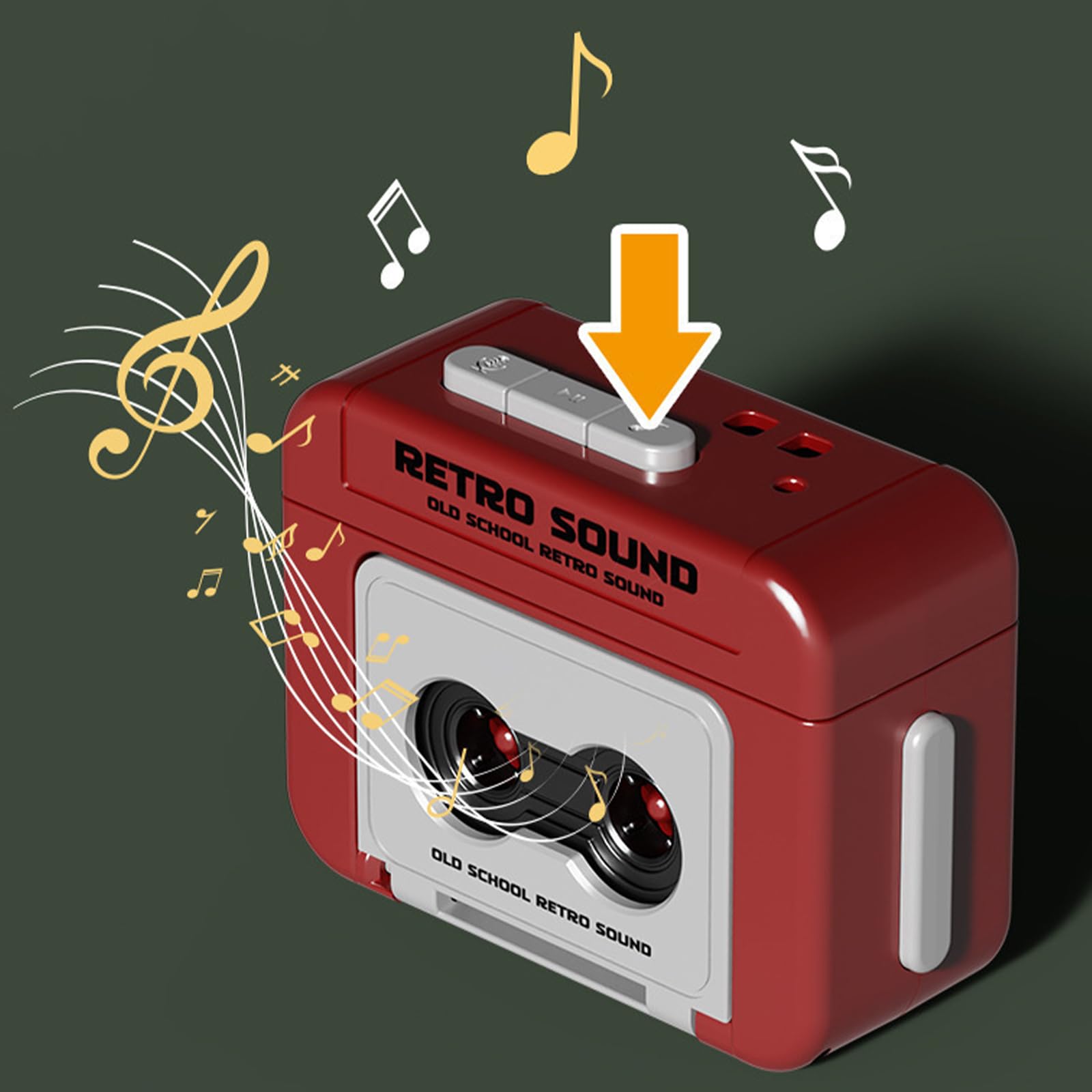 Retro Cassette Tape Recorder K - Kids Educational Songs reseña y precio