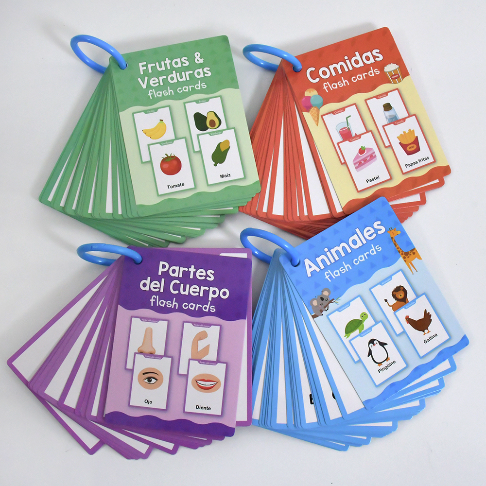 4 Themes Fruits Vegetables Foo - Kids Education Card reseña y precio