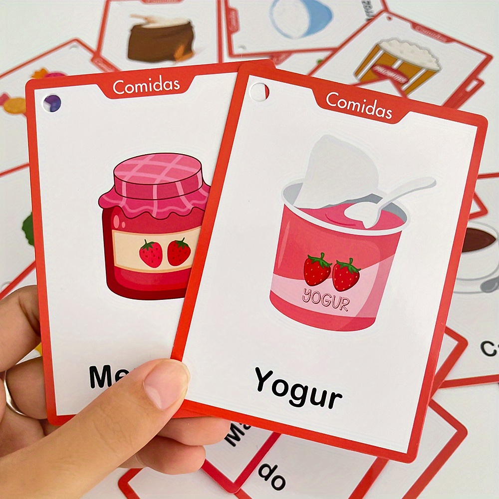 4 Themes Fruits Vegetables Foo - Kids Education Card reseña y precio