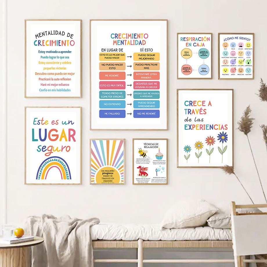 Spanish Education Motto Rainbo - Kids Education Room reseña y precio