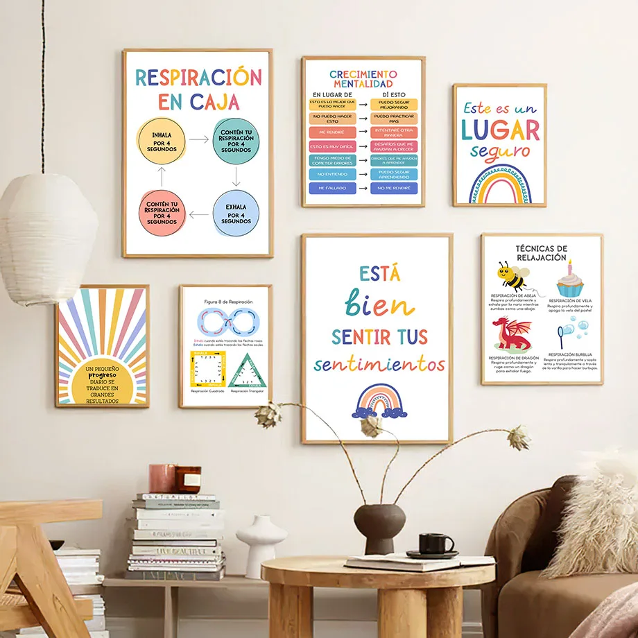 Spanish Education Motto Rainbo - Kids Education Room reseña y precio