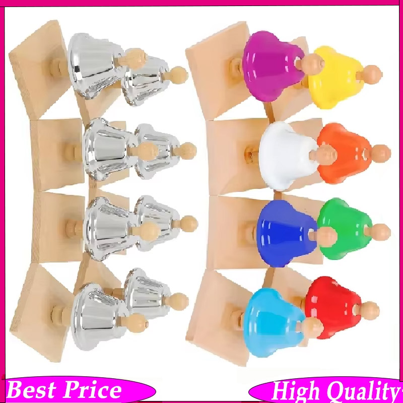 8 Tone Colorful Class Bell Woo - Kids Education Bell reseña y precio