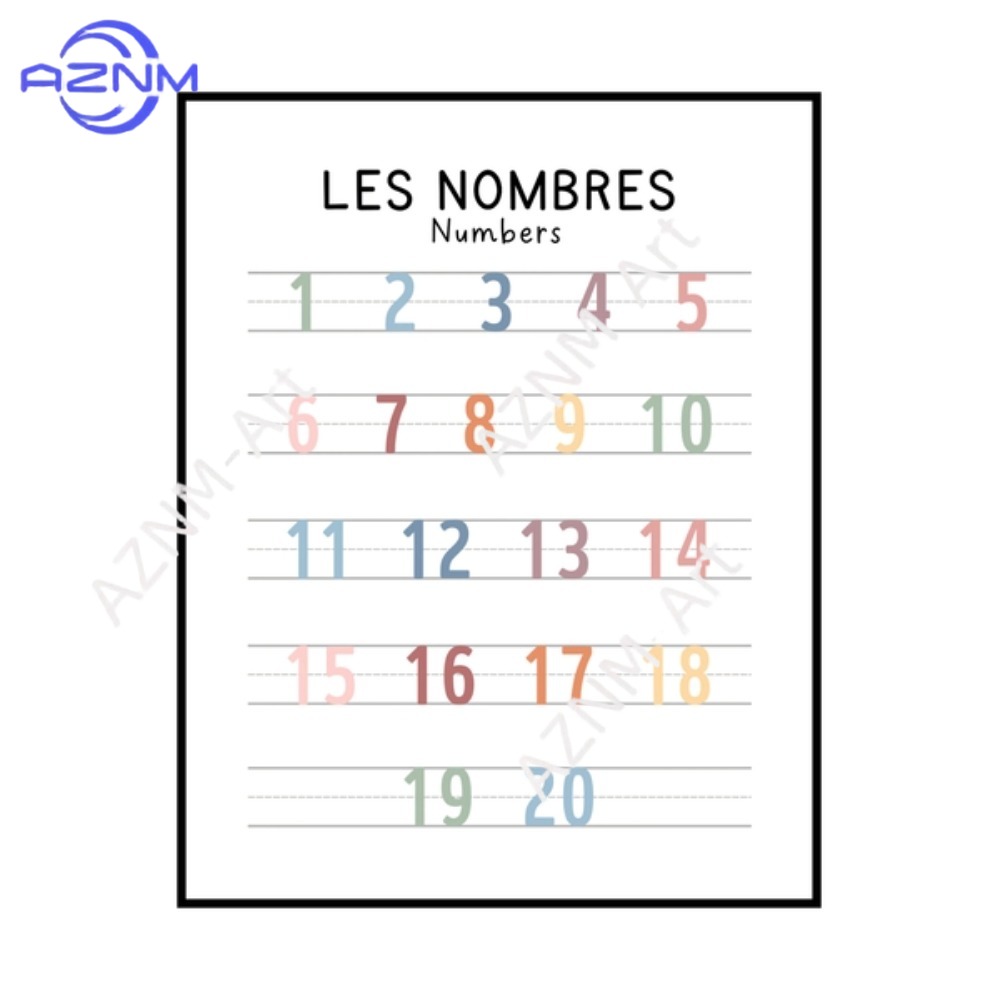 1Pc Bilingual French Education - Kids Education Room reseña y precio