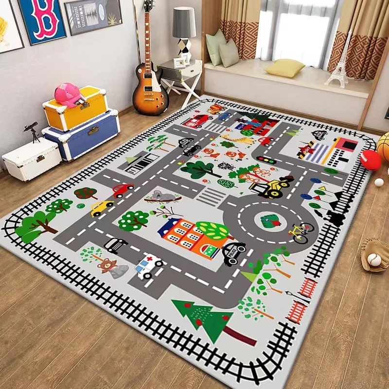 Colorful Kids City Map Play Ma - Kids Education Room reseña y precio