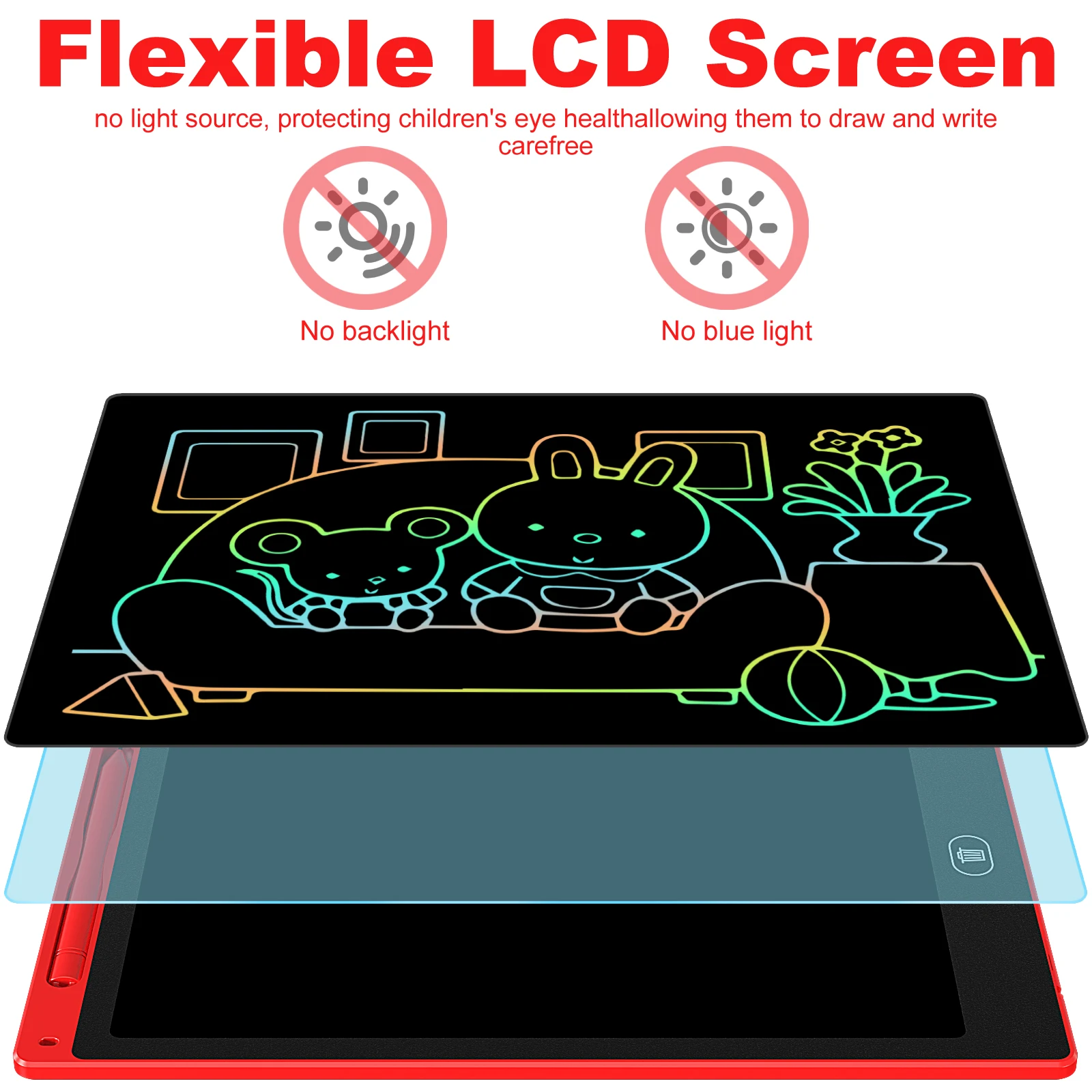 10 Inch LCD Drawing Tablet, Ha - Kids Education Tablet reseña y precio