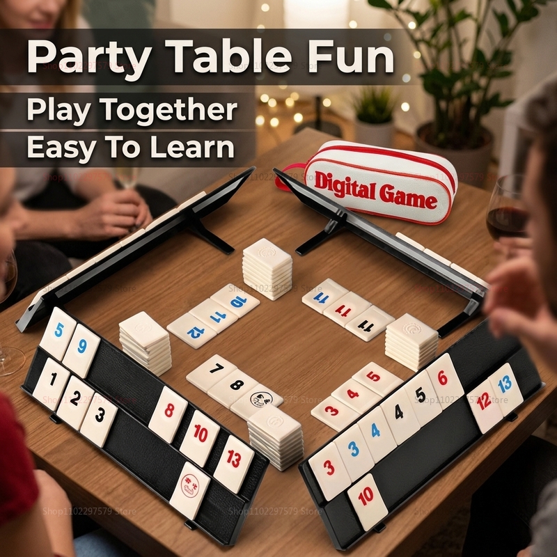 2026 New Rummy Cube Game Set w - Kids Education Plan reseña y precio