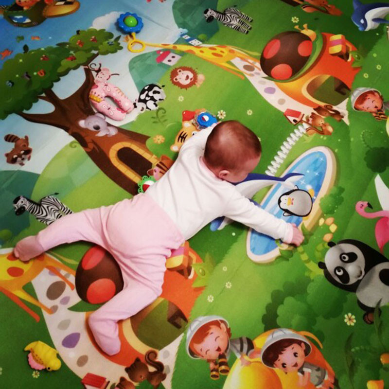 Baby Play Mat Doubel Sided Ani - Kids Education Rug reseña y precio