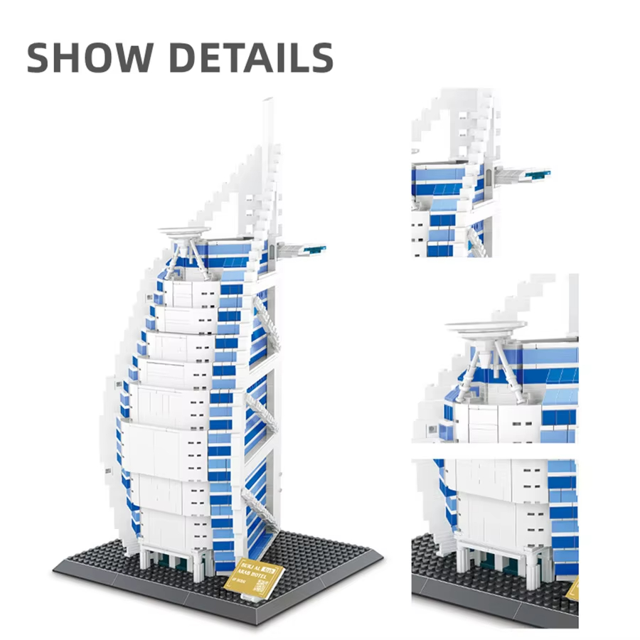 1306pcs Building Blocks Burjal - Kids Education Dubai reseña y precio