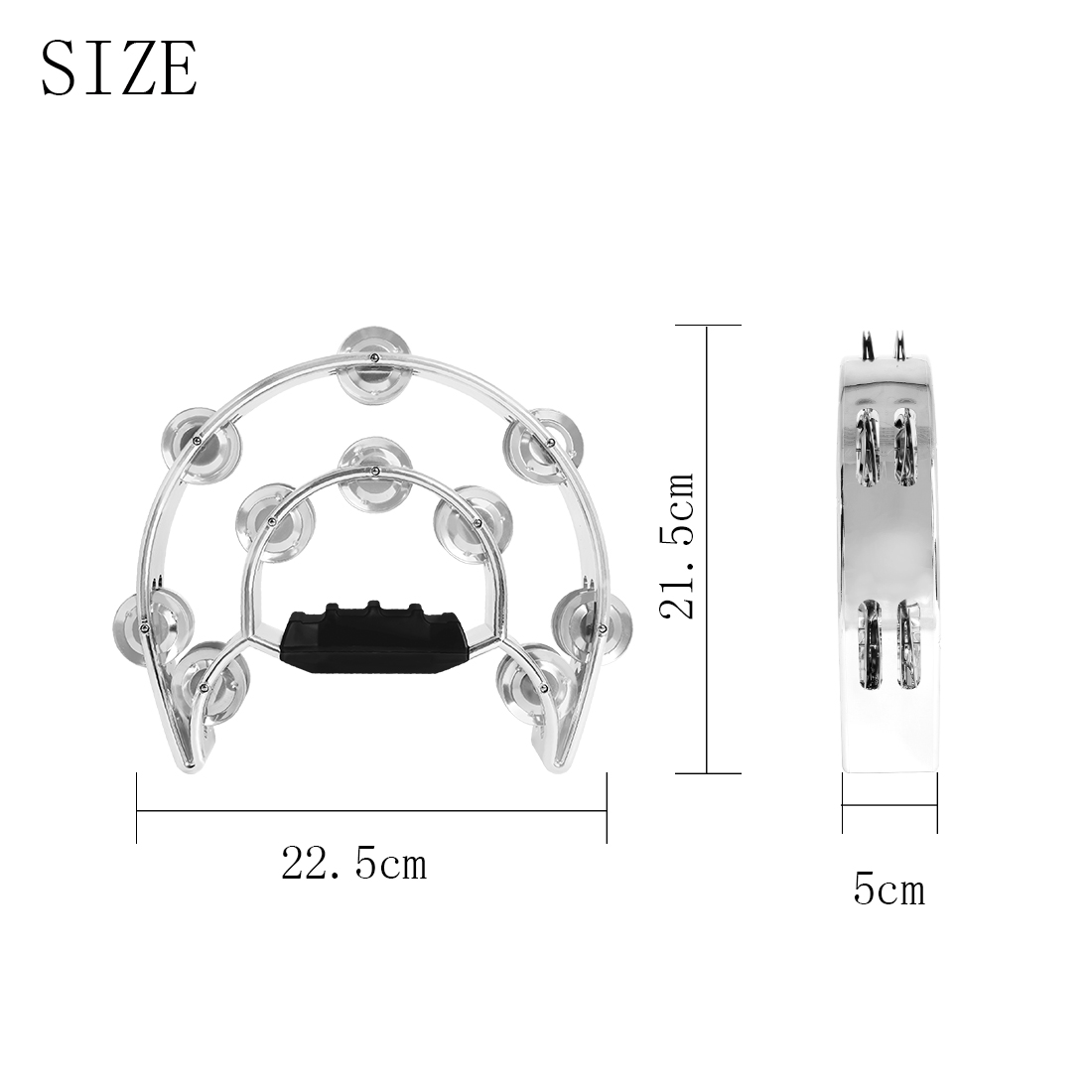 Orff Hand Bell Tambourine Doub - Kids Education Bell reseña y precio