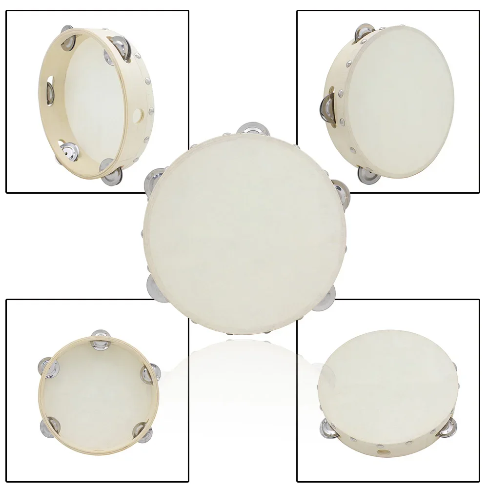 8-inch Tambourine Drum Hand-Op - Kids Education Bell reseña y precio