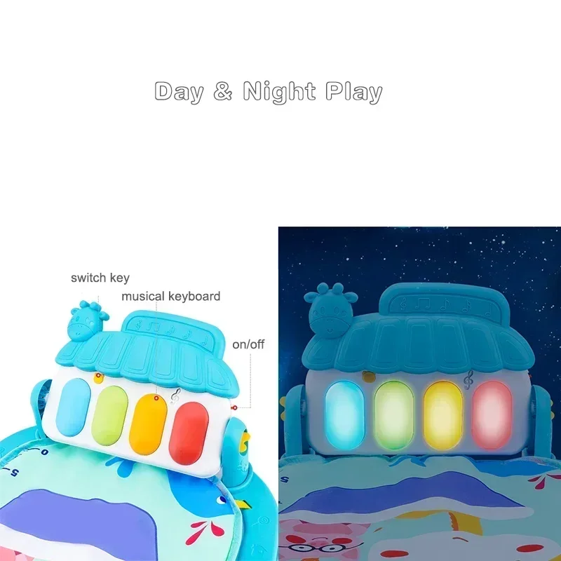 Baby Music Rack Play Mat Baby  - Kids Education Rug reseña y precio