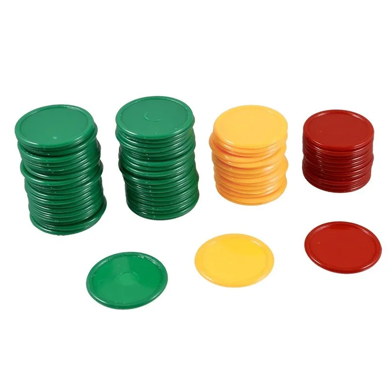 Poker Chips 3.2cm 3 Colors Pla - Kids Education Room reseña y precio