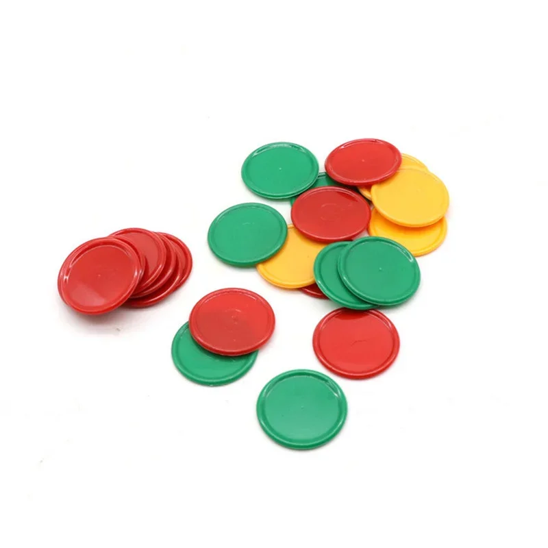 Poker Chips 3.2cm 3 Colors Pla - Kids Education Room reseña y precio