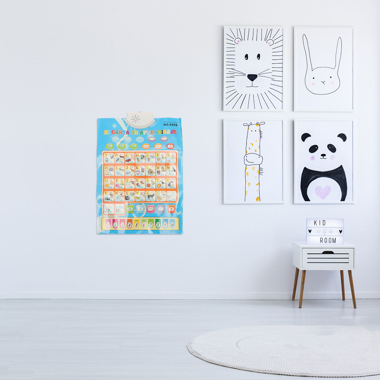 Spanish and English Talking Po - Kids Education Charts reseña y precio