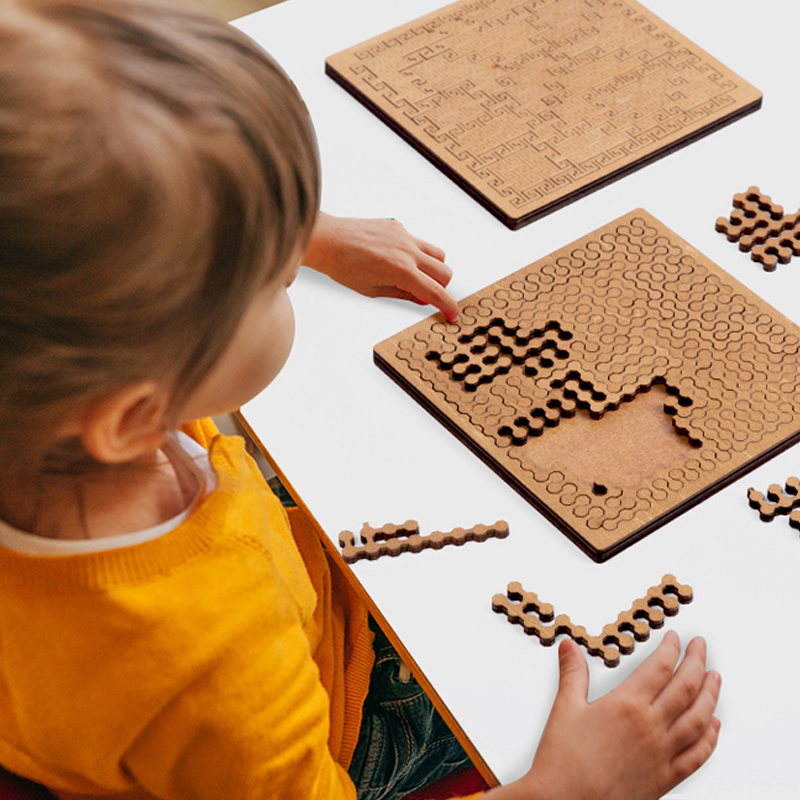 Impossible Wooden Puzzle IQ Pu - Brain Teaser Cube reseña y precio